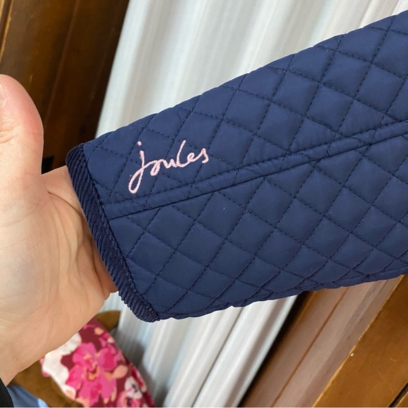 JOULES Navy Quilted Jacket Girls 9-10Y NWT - Picture 5 of 6